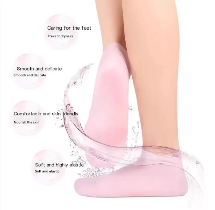Soft Silicone Protective Moisturizing Gloves And Socks - HONORABLE VETERANS SOLUTIONS