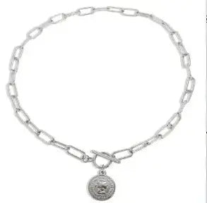Square Pendants Delicate Stainless Steel Chain Pendant Necklace For Women Necklace - HONORABLE VETERANS SOLUTIONS