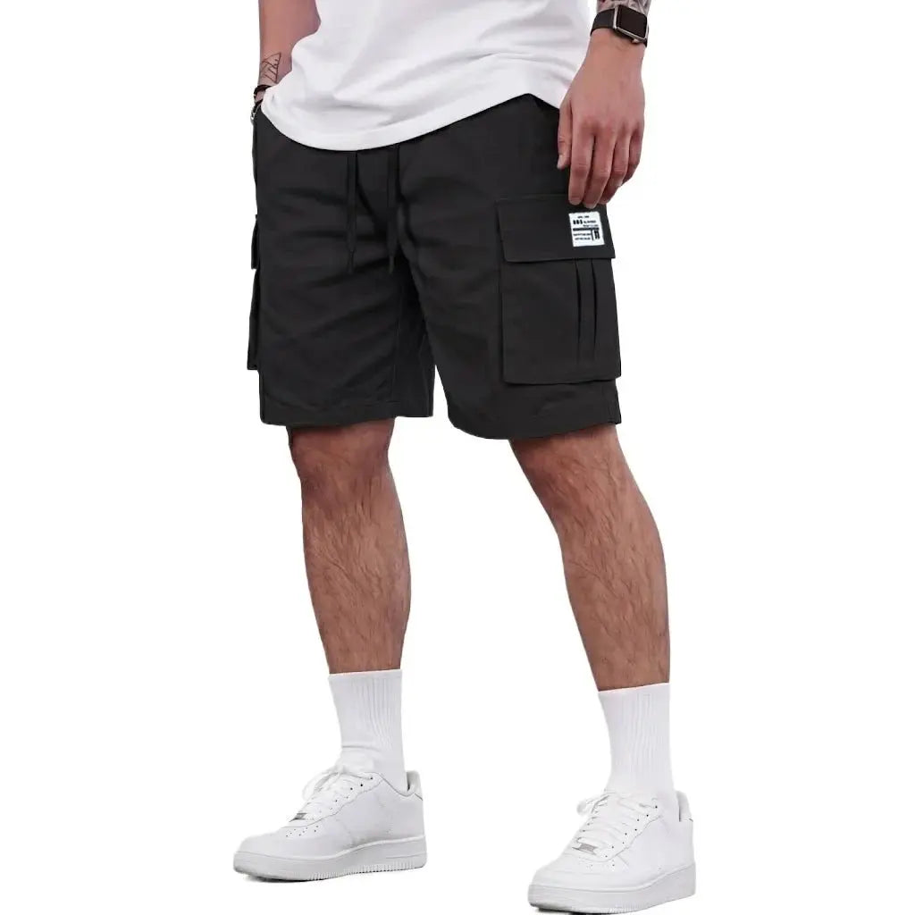 Summer Cargo Pants Casual Bermuda Shorts Plus Size Running Knee Pants Jogging Gym Man Tactical Multi-Pocket Short Work Pants - HONORABLE VETERANS SOLUTIONS