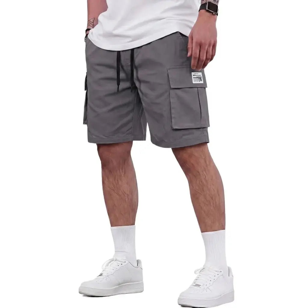Summer Cargo Pants Casual Bermuda Shorts Plus Size Running Knee Pants Jogging Gym Man Tactical Multi-Pocket Short Work Pants - HONORABLE VETERANS SOLUTIONS