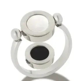 Zircon Inlay Ring – Waterproof Stainless Steel - HONORABLE VETERANS SOLUTIONS