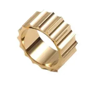 Zircon Inlay Ring – Waterproof Stainless Steel - HONORABLE VETERANS SOLUTIONS